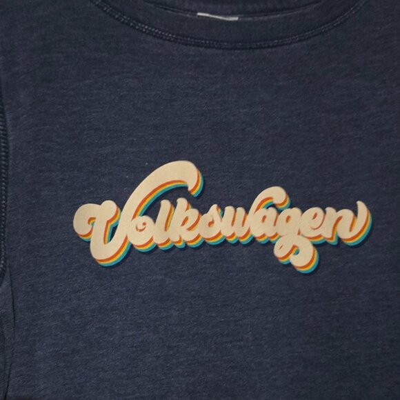 boxercraft - VOLKSWAGEN - Women's Laced Up Side LS Sweatshirt - Blue - Sz M* - Picture 2 of 5